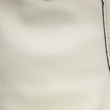 将图像加载到图库查看器中，MIUMIU Logo Backpack White5BZ043 Leather Size Medium
