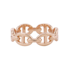 Load image into Gallery viewer, HERMES Chaine d'Ancre Anchene Ring Size PM/54/#14 18K Pink Gold
