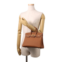 将图像加载到图库查看器中，HERMES Birkin Gold Togo Leather Size 25

