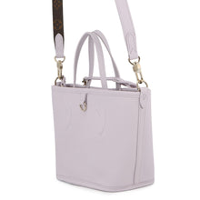 将图像加载到图库查看器中，LOUIS VUITTON Neverfull・Inside Out Misty LilacM25656 Monogram Grain Leather Size BB
