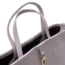 将图像加载到图库查看器中，LOUIS VUITTON Neverfull・Inside Out Misty LilacM25656 Monogram Grain Leather Size BB
