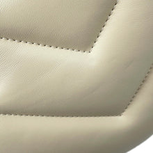 将图像加载到图库查看器中，GUCCI GG Marmont ChainShoulder Bag Ivory777263 Leather Size Small
