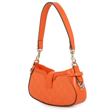 Load image into Gallery viewer, GUCCI Moonside Shoulder Bag Orange786035 GG Canvas Leather Size Mini
