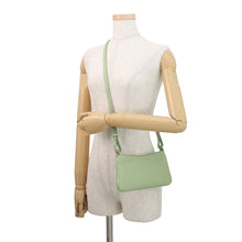 Load image into Gallery viewer, GUCCI GG Emblem Super Mini Bag Green815278 Leather
