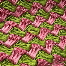 Load image into Gallery viewer, PRADA Canapa tote Green/PinkBN2303 Raffia
