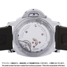 Load image into Gallery viewer, PANERAI Luminor Destro Otto Giorni W44mm Stainless Steel Cowchuck Black DialPAM01655
