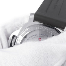 Load image into Gallery viewer, PANERAI Luminor Destro Otto Giorni W44mm Stainless Steel Cowchuck Black DialPAM01655
