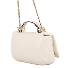 将图像加载到图库查看器中，GUCCI GG Milano Top Handle Chain Shoulder Bag White806017 Leather

