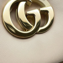 将图像加载到图库查看器中，GUCCI GG Milano Top Handle Chain Shoulder Bag White806017 Leather
