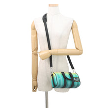 Load image into Gallery viewer, LOUIS VUITTON Keepall Green/YellowM59949 Damier stripe Size XS
