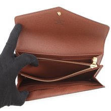 将图像加载到图库查看器中，LOUIS VUITTON Portefeuille Sarah BrownM60531 Monogram
