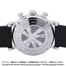 Load image into Gallery viewer, IWC IWC Portofino Chronograph 39 Laureus Sports for Good, Limited Edition of 1000 Pieces Worldwide W39mm Stainless Steel Leather Blue DialIW391408
