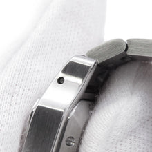 将图像加载到图库查看器中，CARTIER Santos Garbe SM H25mm×W24mm Stainless Steel Silver DialW20054D6
