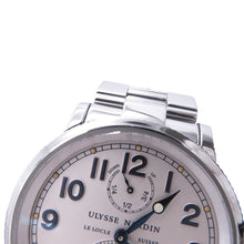 将图像加载到图库查看器中，ULYSSE NARDIN Marine Chronometer W38mm Stainless Steel Ivory Dial263227
