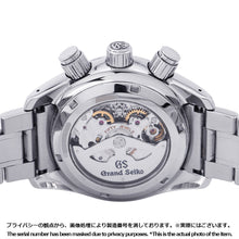 将图像加载到图库查看器中，SEIKO Grand Seiko GMT Spring Drive Master Shop Limited Edition W43.5mm Stainless Steel Black DialSBGC003
