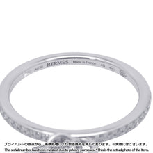 将图像加载到图库查看器中，HERMES Kelly・Clochette Ring Size PM/49/#9 18K White Gold
