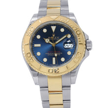 将图像加载到图库查看器中，ROLEX Yacht-Master W40mm Stainless Steel K18YG Blue Dial16623
