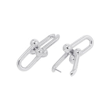 Load image into Gallery viewer, TIFFANY&amp;Co. Hardware Extra Large Link Earrings Size Extra large60013153 SV925
