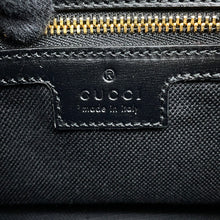 将图像加载到图库查看器中，GUCCI Luce Shoulder Bag Black786027 GG Canvas Leather Size Small
