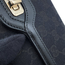 Load image into Gallery viewer, GUCCI Luce Shoulder Bag Black786027 GG Canvas Leather Size Small
