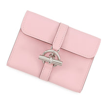 将图像加载到图库查看器中，HERMES Glenan Compact Wallet Rose Sakura Swift Leather
