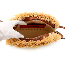 Load image into Gallery viewer, Valentino Garavani RockStudded Shoulder Bag Natural/BrownTW2B0809PWC_43S Straw Leather
