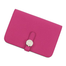 Load image into Gallery viewer, HERMES Dogon compact Rose Purple Togo Leather
