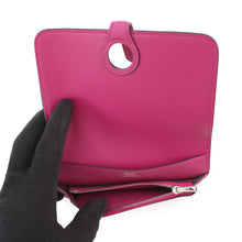 Load image into Gallery viewer, HERMES Dogon compact Rose Purple Togo Leather
