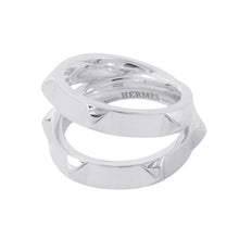 Load image into Gallery viewer, HERMES Clou de H Double Round Ring Size 51/#11 SV925
