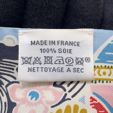 Load image into Gallery viewer, HERMES Twilly Bingata Bingata Blue Ciel/Vert/Rose Pale Silk100%
