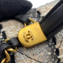 Load image into Gallery viewer, CHANEL Top handle ChainShoulder White/Black/MulticolorAS3652 Tweed Lambskin
