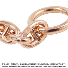 将图像加载到图库查看器中，HERMES Chaine d'Ancre Bracelet 24 frames Size TPM 18K Pink Gold
