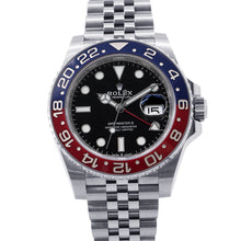 将图像加载到图库查看器中，ROLEX GMT Master II W40mm Stainless Steel Black Dial126710BLRO
