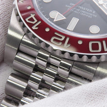 将图像加载到图库查看器中，ROLEX GMT Master II W40mm Stainless Steel Black Dial126710BLRO
