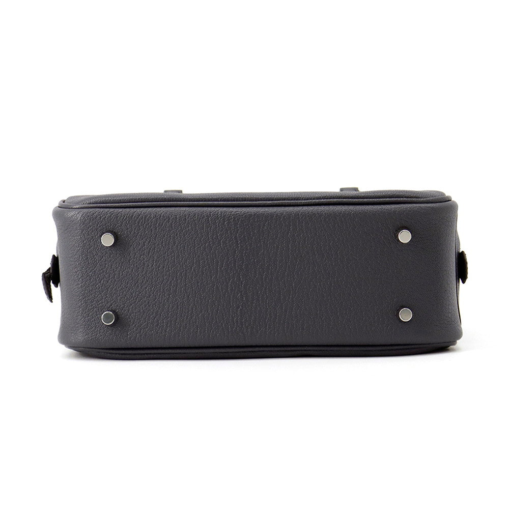 HERMES Plume Ardoise Chevre Myzore Goatskin Size Mini– GALLERY