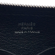 Load image into Gallery viewer, HERMES Zip Ango Chaine d'Ancre To Go Black Evergrain

