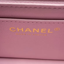 Load image into Gallery viewer, CHANEL Mini Matelasse ChainShoulder Bag PinkA69900 Tweed Sequins Size 20
