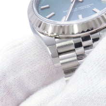 将图像加载到图库查看器中，ROLEX Datejust W31mm Stainless Steel K18WG Mint Green Dial278274
