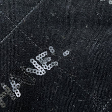 将图像加载到图库查看器中，CHANEL CHANEL 22 Sequins Shoulder Bag BlackAS3260 Velour Size Small
