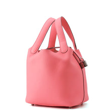Load image into Gallery viewer, HERMES Picotin Lock Rose Azalee Taurillon Clemence Size PM
