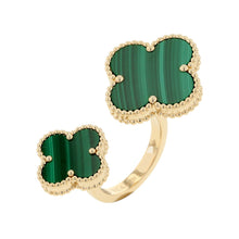 将图像加载到图库查看器中，Van Cleef &amp; Arpels Magic Alhambra Entre Le Door Ring Size 51/#11VCARO3MI00 18K Yellow Gold
