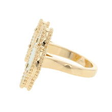 将图像加载到图库查看器中，Van Cleef &amp; Arpels Magic Alhambra Entre Le Door Ring Size 51/#11VCARO3MI00 18K Yellow Gold
