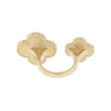 将图像加载到图库查看器中，Van Cleef &amp; Arpels Magic Alhambra Entre Le Door Ring Size 51/#11VCARO3MI00 18K Yellow Gold
