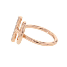 Load image into Gallery viewer, HERMES Echappee Ring Size PM/49/#9 18K Pink Gold
