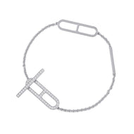 HERMES Ever Chaine d'Ancre Bracelet Size ST 18K White Gold