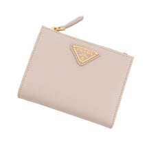 Load image into Gallery viewer, PRADA Triangle Logo Compact Wallet Jasmin Flower1ML050 Leather
