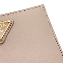 Load image into Gallery viewer, PRADA Triangle Logo Compact Wallet Jasmin Flower1ML050 Leather
