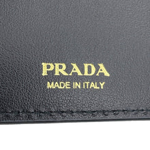 将图像加载到图库查看器中，PRADA City Calf Tab Long Wallet Black1MV025 Leather
