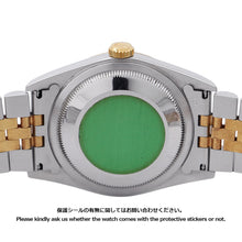 将图像加载到图库查看器中，ROLEX Datejust W36mm Stainless Steel 18KYG Champagne Dial16233
