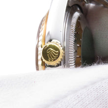 将图像加载到图库查看器中，ROLEX Datejust W36mm Stainless Steel 18KYG Champagne Dial16233
